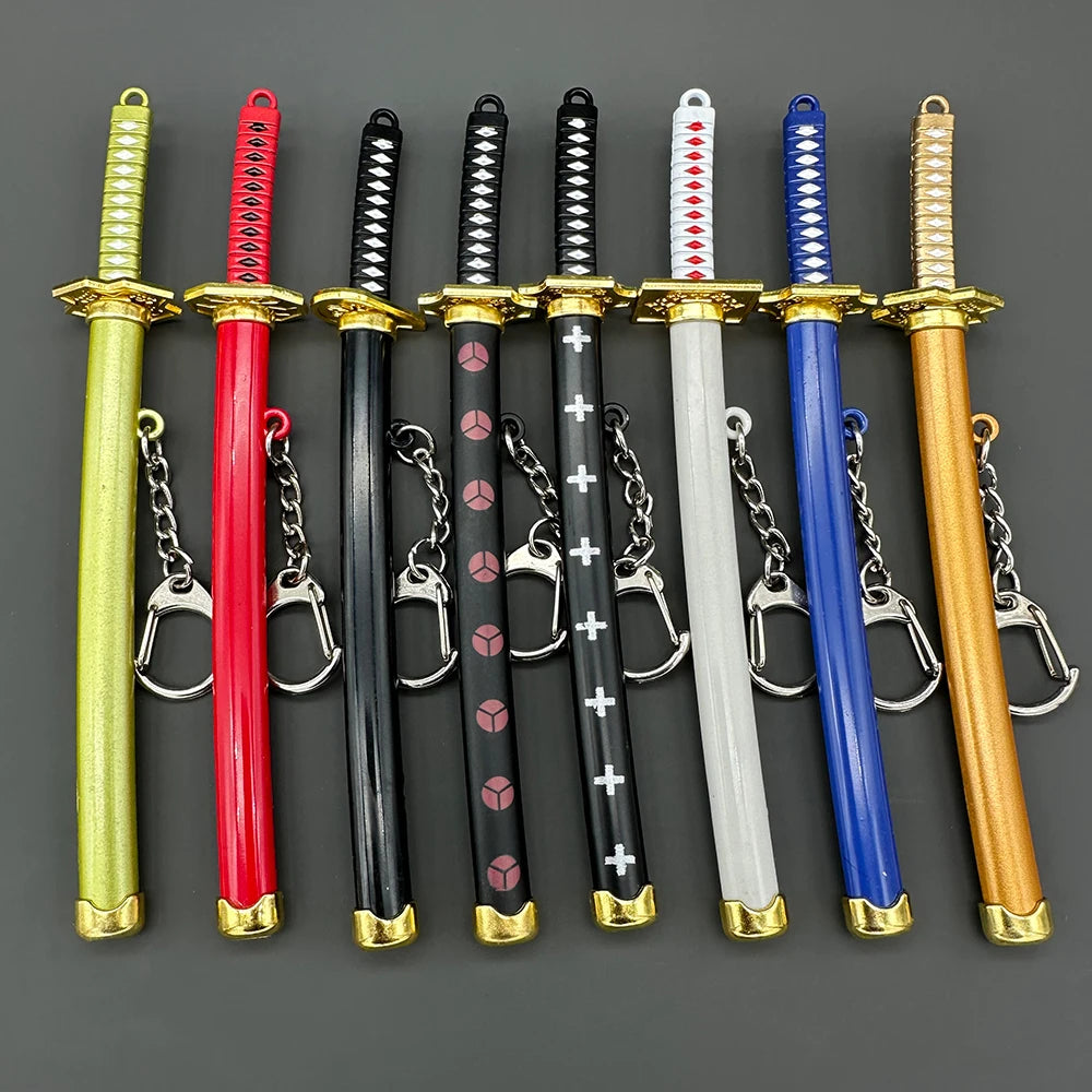 8 styles zoro keychain